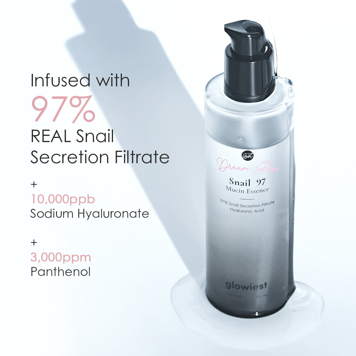 glowiest Dream Glow Snail 97 Mucin Essence 100mL
