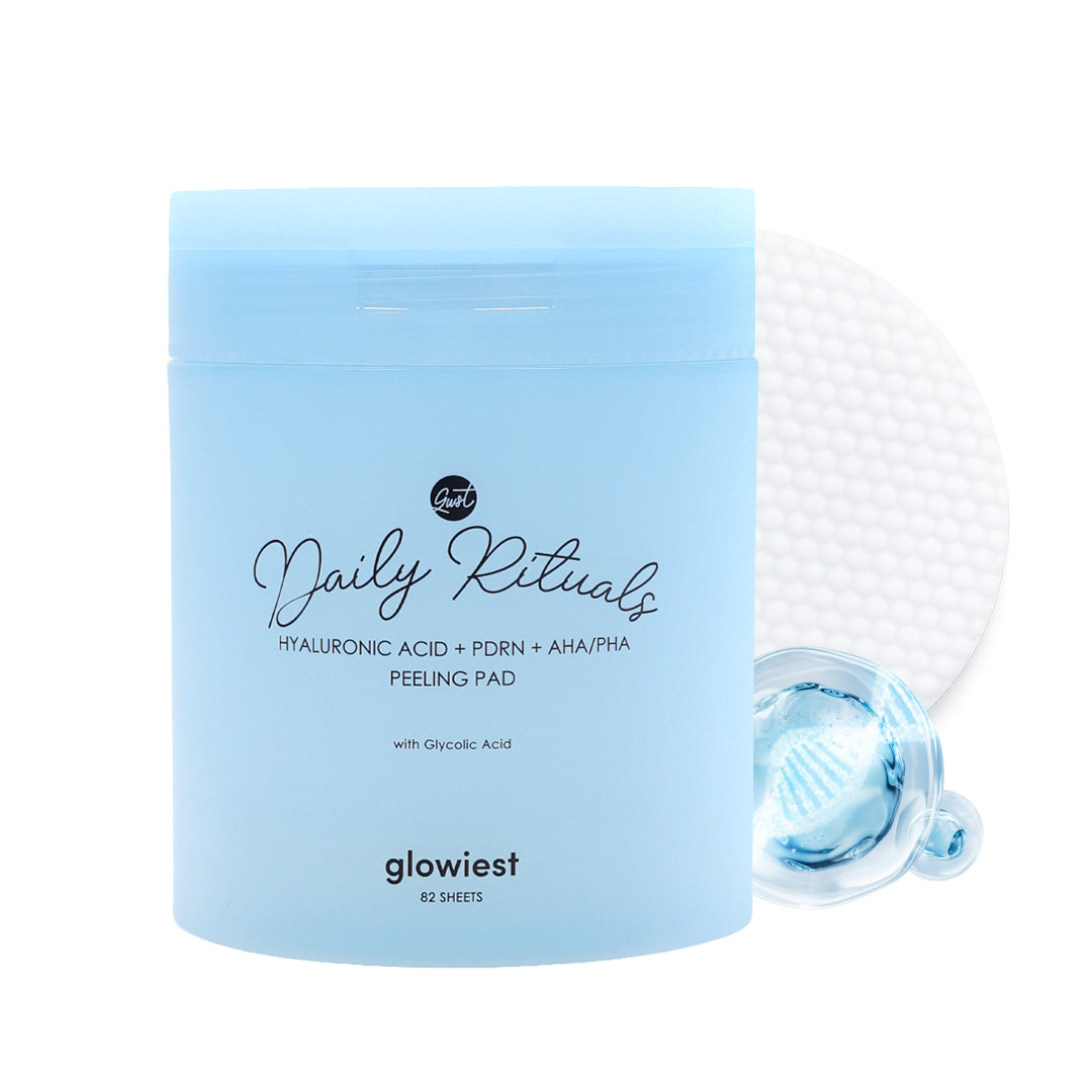 glowiest Daily Rituals Hyaluronic Acid + PDRN + AHA/PHA Peeling Pad