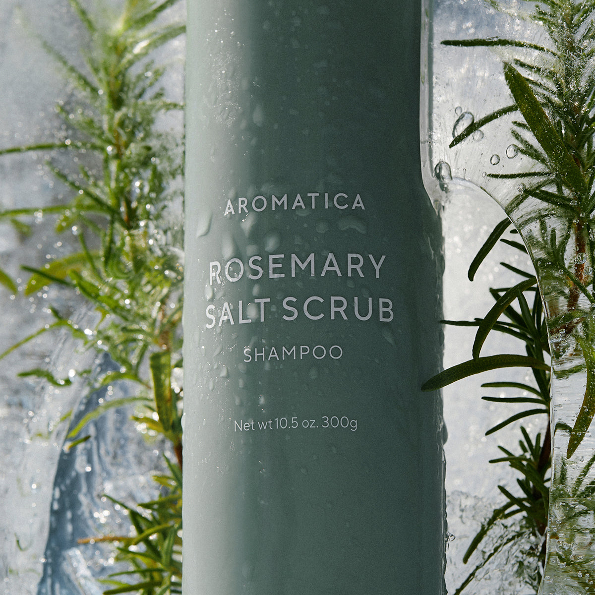 Aromatica Rosemary Salt Scrub Shampoo 300g