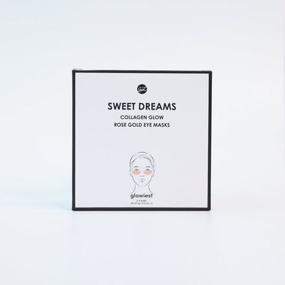 glowiest Sweet Dreams Collagen Glow Rose Gold Eye Masks (0.21 oz.*5ea)