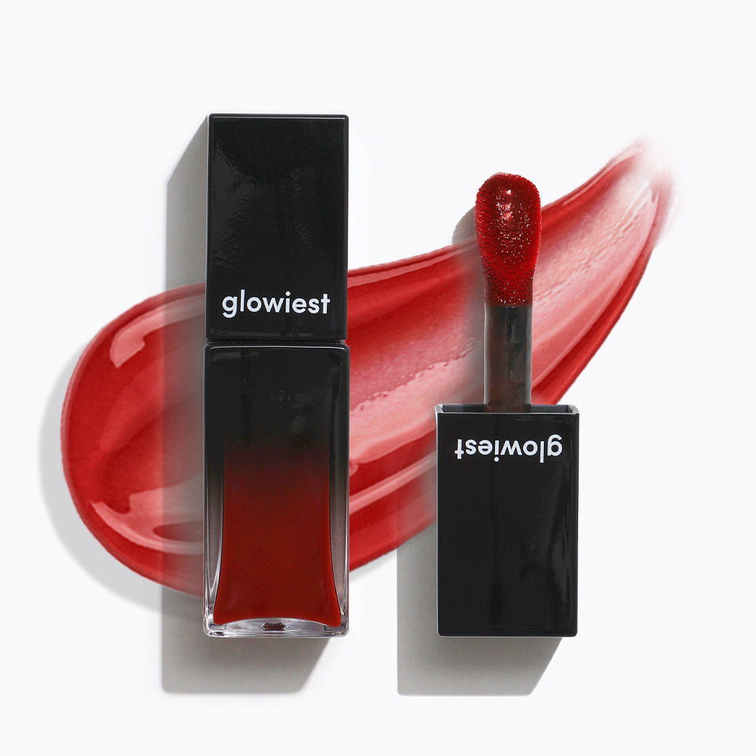 glowiest Effortless Glow Lip Oil -  004 Red Cherry (0.17 fl.oz.)