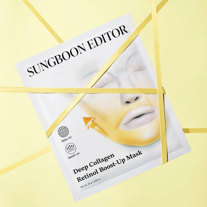 Sungboon Editor Deep Collagen Retinol Tension Boost Up Mask 25g / 0.88 oz. x 4ea