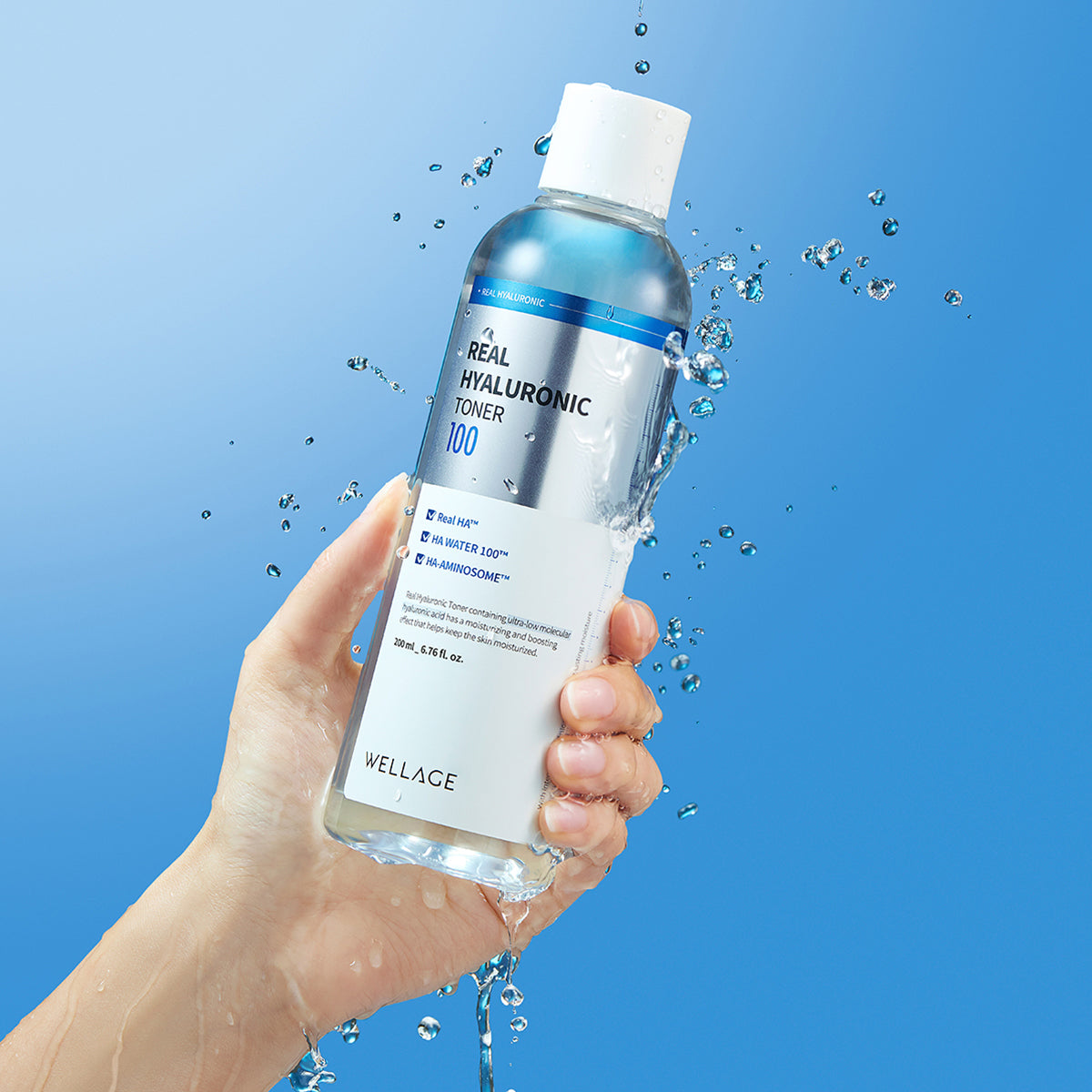 WELLAGE Real Hyaluronic Toner 200mL