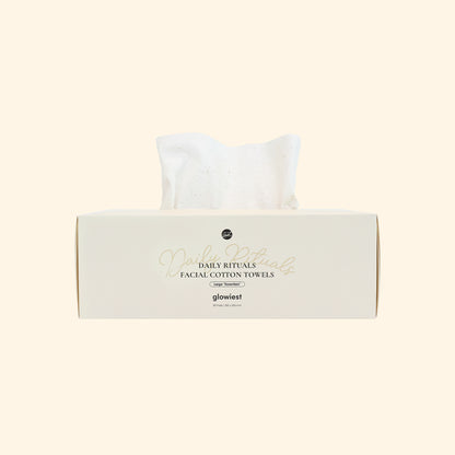 glowiest Daily Rituals Facial Cotton Towels - Large Essentials 80 Pads