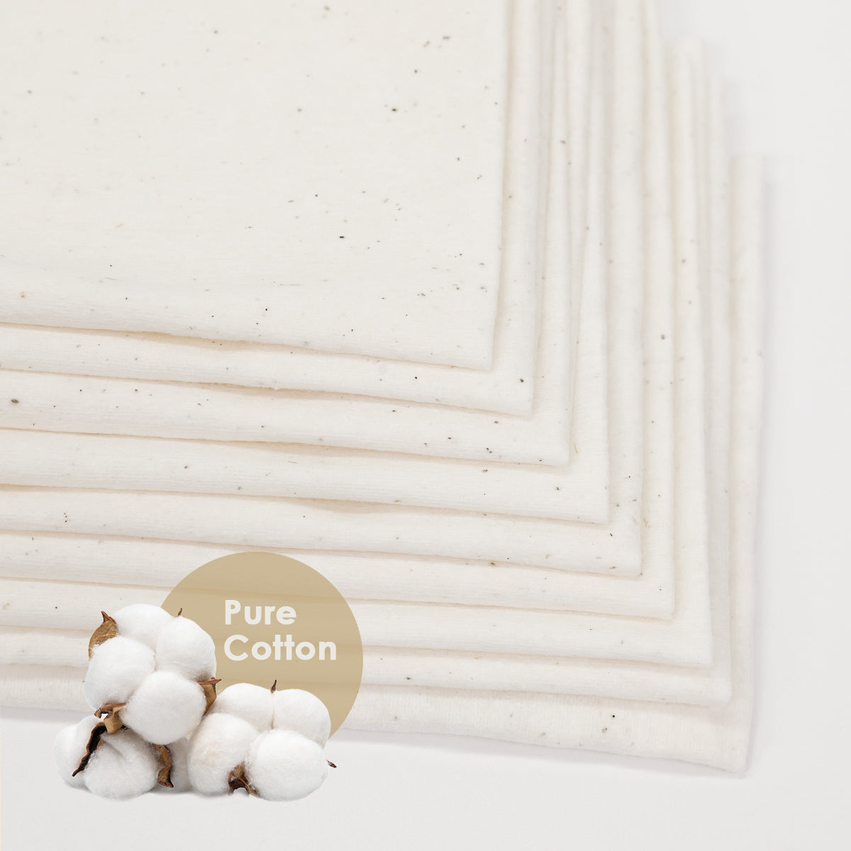 glowiest Daily Rituals Facial Cotton Towels - Large Essentials 80 Pads