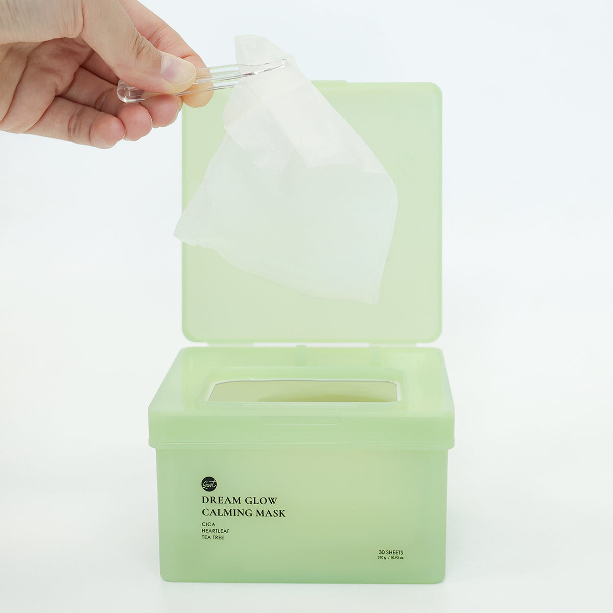 glowiest Dream Glow Calming Mask (30 sheets) - Cica + Heartleaf + Tea Tree