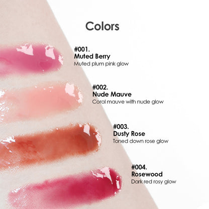 glowiest Dream Glow Tinted Lip Oil - 002 Nude Mauve